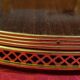 round service tray in Italian marquetry