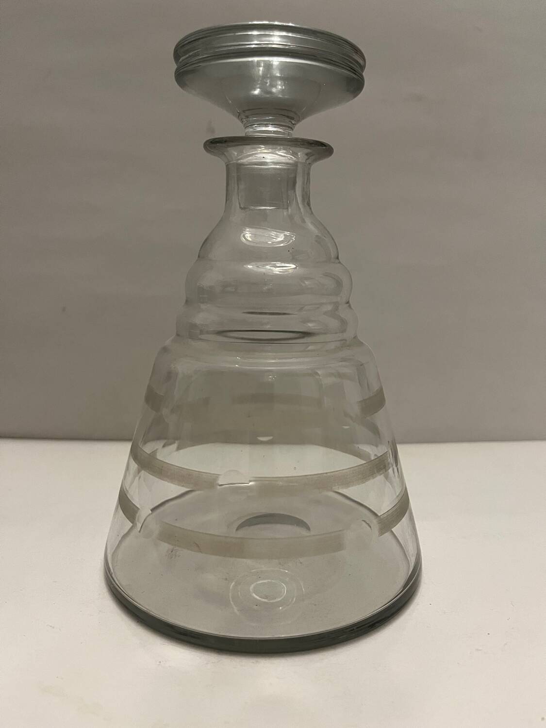 Art Deco Glass Carafe
