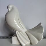 Céramique colombe art déco signée Jacques Adnet, 1930