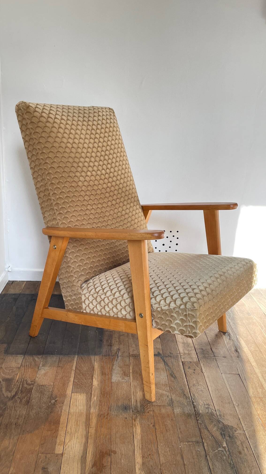 paire FAUTEUILS MANUCERE France Vintage