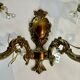 Paire d’appliques en bronze
