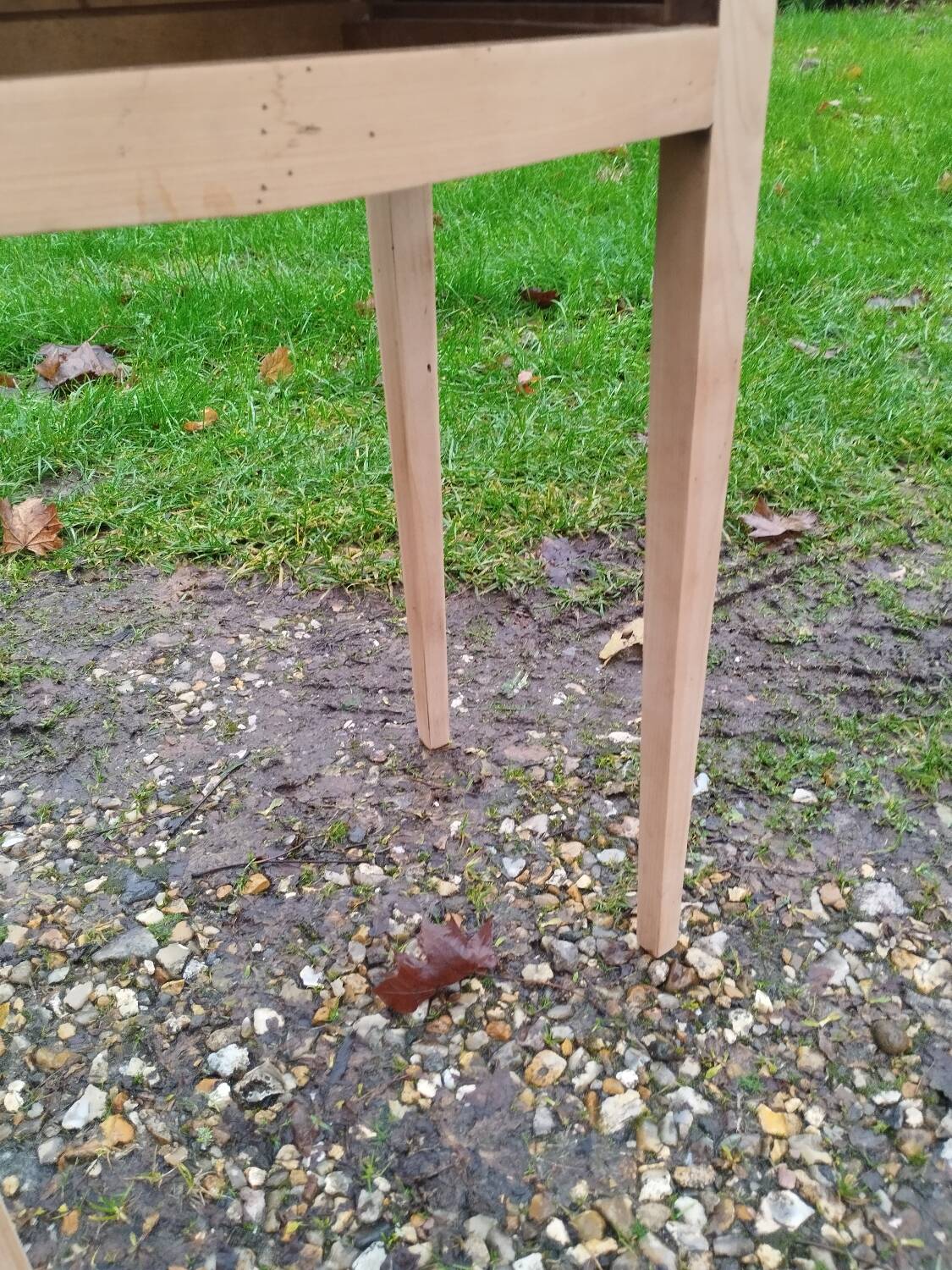 Pair of antique Louis XVI style bedside tables