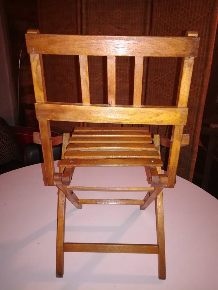 Chair folding child year 50