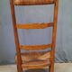 Straw fireside chair