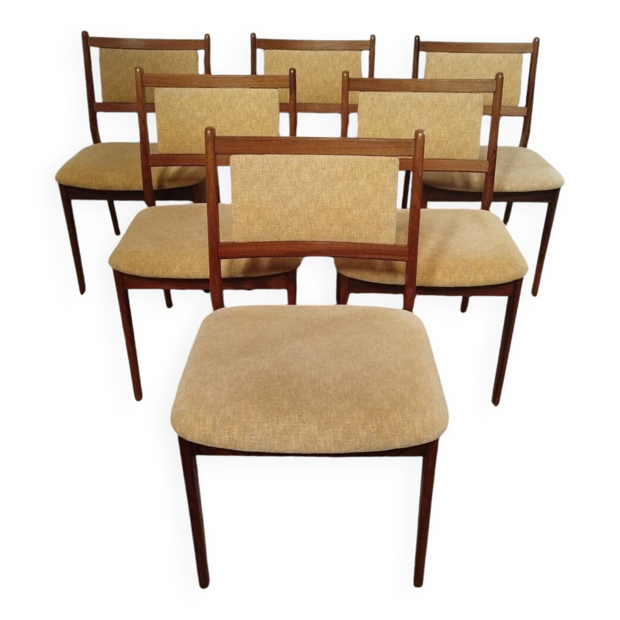 6 Danish rosewood chairs