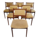 6 Danish rosewood chairs
