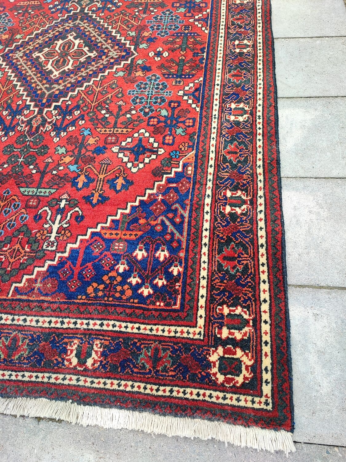 Handmade Iran carpet 205 x 135