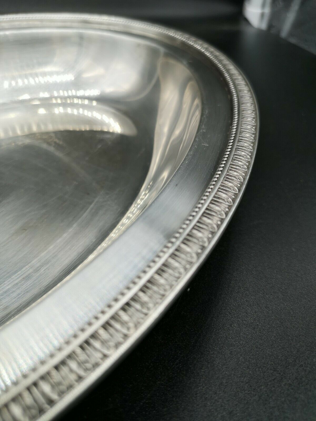 Christofle silver metal tray