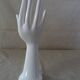 Hand flaguier faience white brand CAA vintage