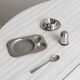 2 coquetiers inox