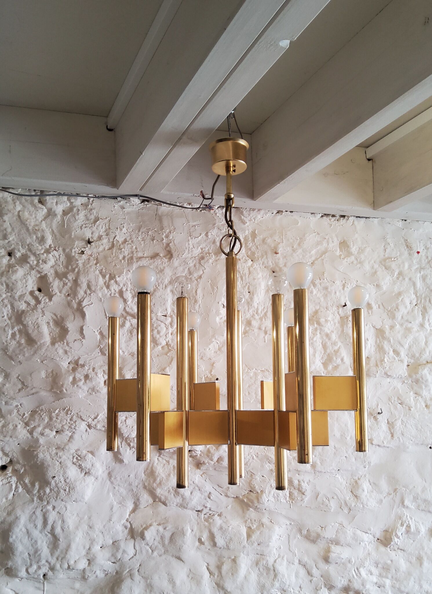 Vintage lustre doré années 70