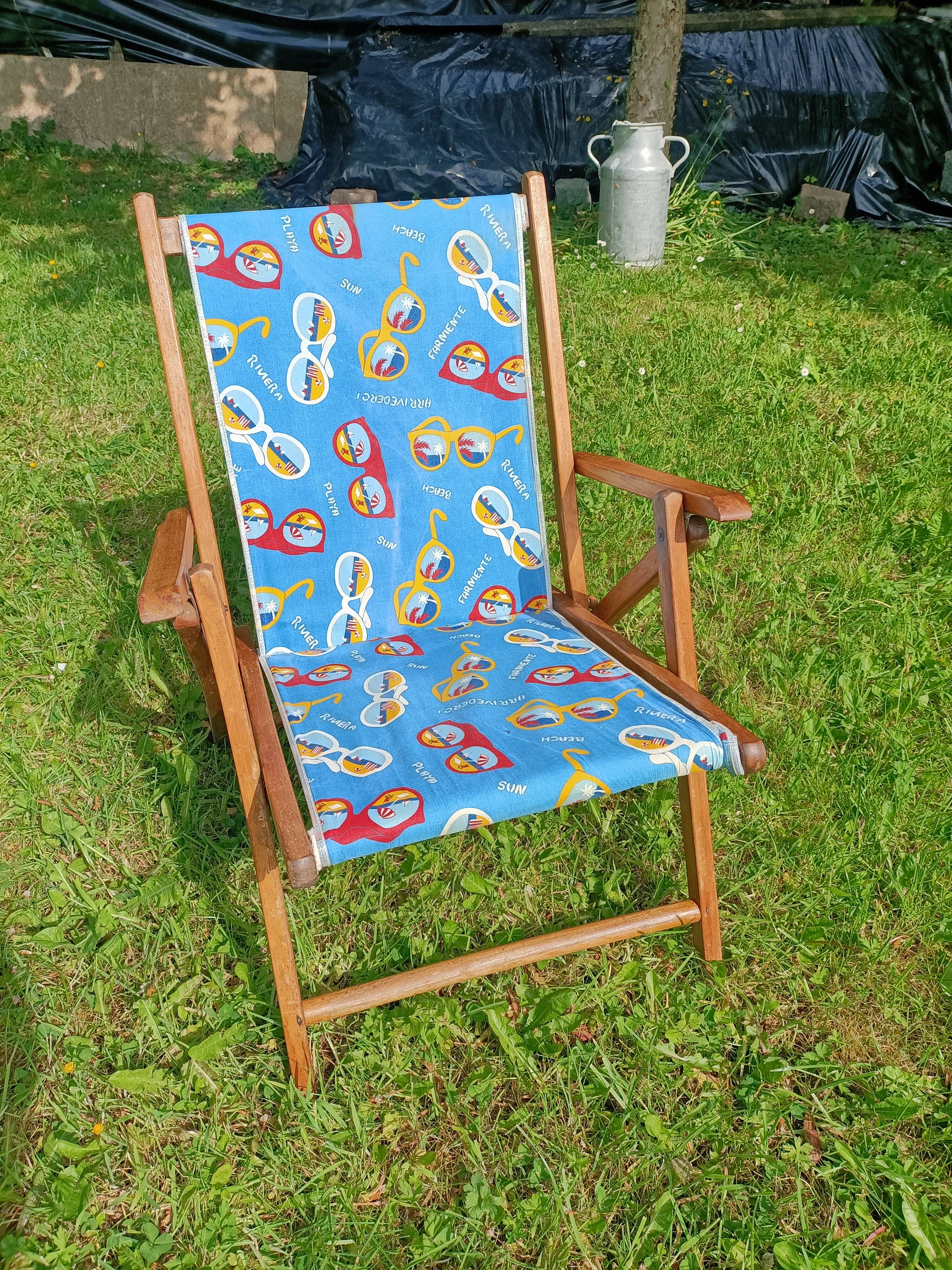 Retro wooden folding chair Plideal 💐