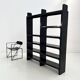 Modular black shelf by Olaf Von Bohr for Kartell, 1970