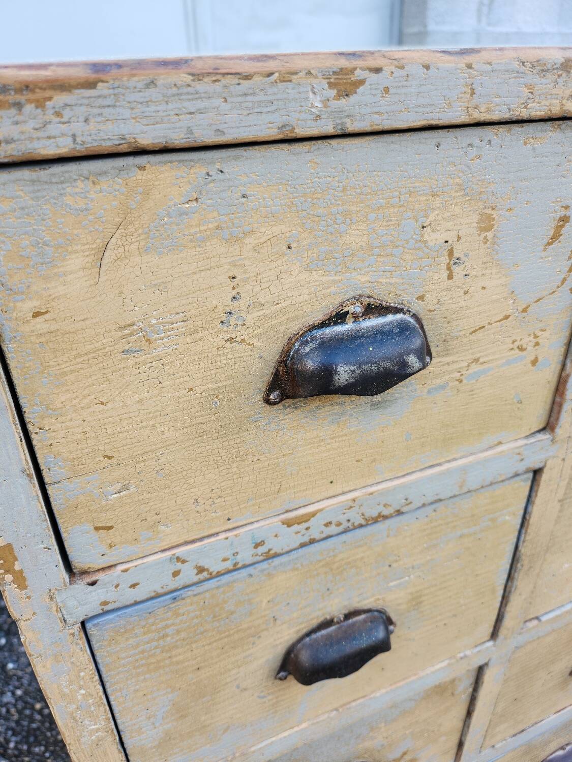 Antique craft furniture with drawers