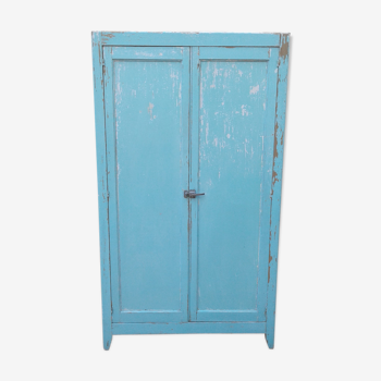 Armoire bleue vintage