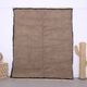 Taupe Handmade Moroccan Rug 177 x 219 cm - Berber Wool Rug - Bohemian Style