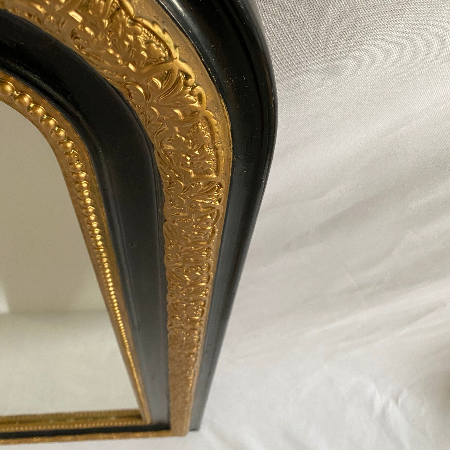 Mirror Napoleon III - black and gold - 104x78cm