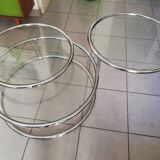 Glass coffee table years 70