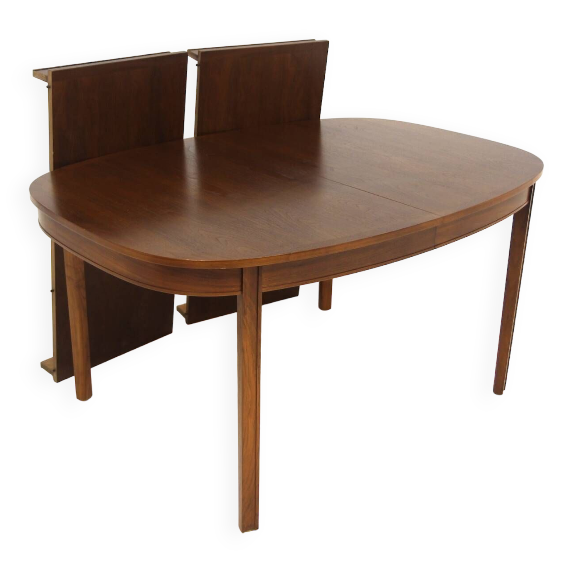Scandinavian walnut dining table, Sweden, 1960s