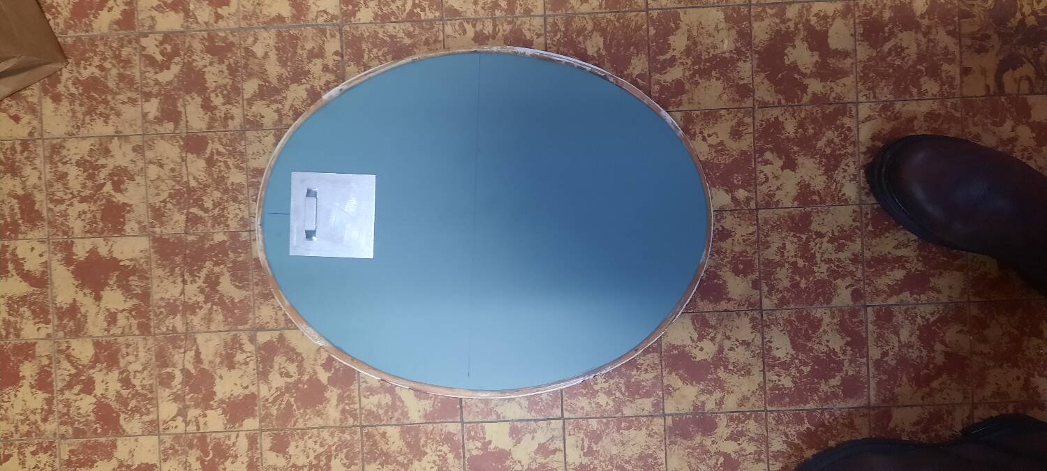 Oval mirror