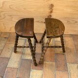 Pair of tripod stools