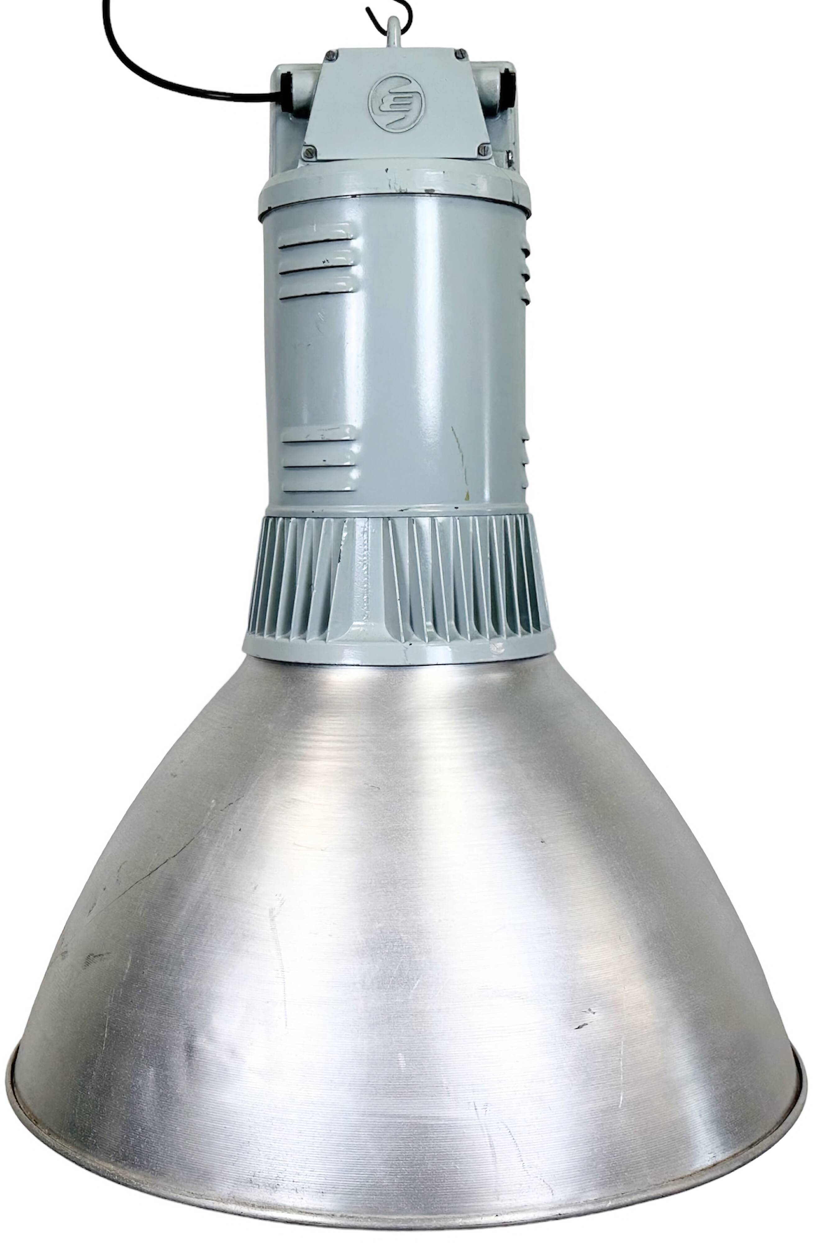 Large Industrial Aluminium Pendant Light from Elektrosvit, 1960s