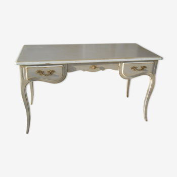 Nice desk oak patina re Louis XVI Tonge Cannes edition