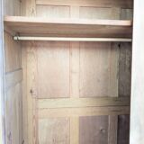Solid elm wardrobe