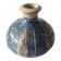 Vase ancien très original avec un décor floral
