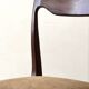 Scandinavian chair in teak & velvet by Niels Otto Moller, Denmark 1950