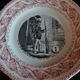 Talking plate with theme Gien N° 1 late nineteenth