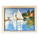 Tableau les voiliers blancs
