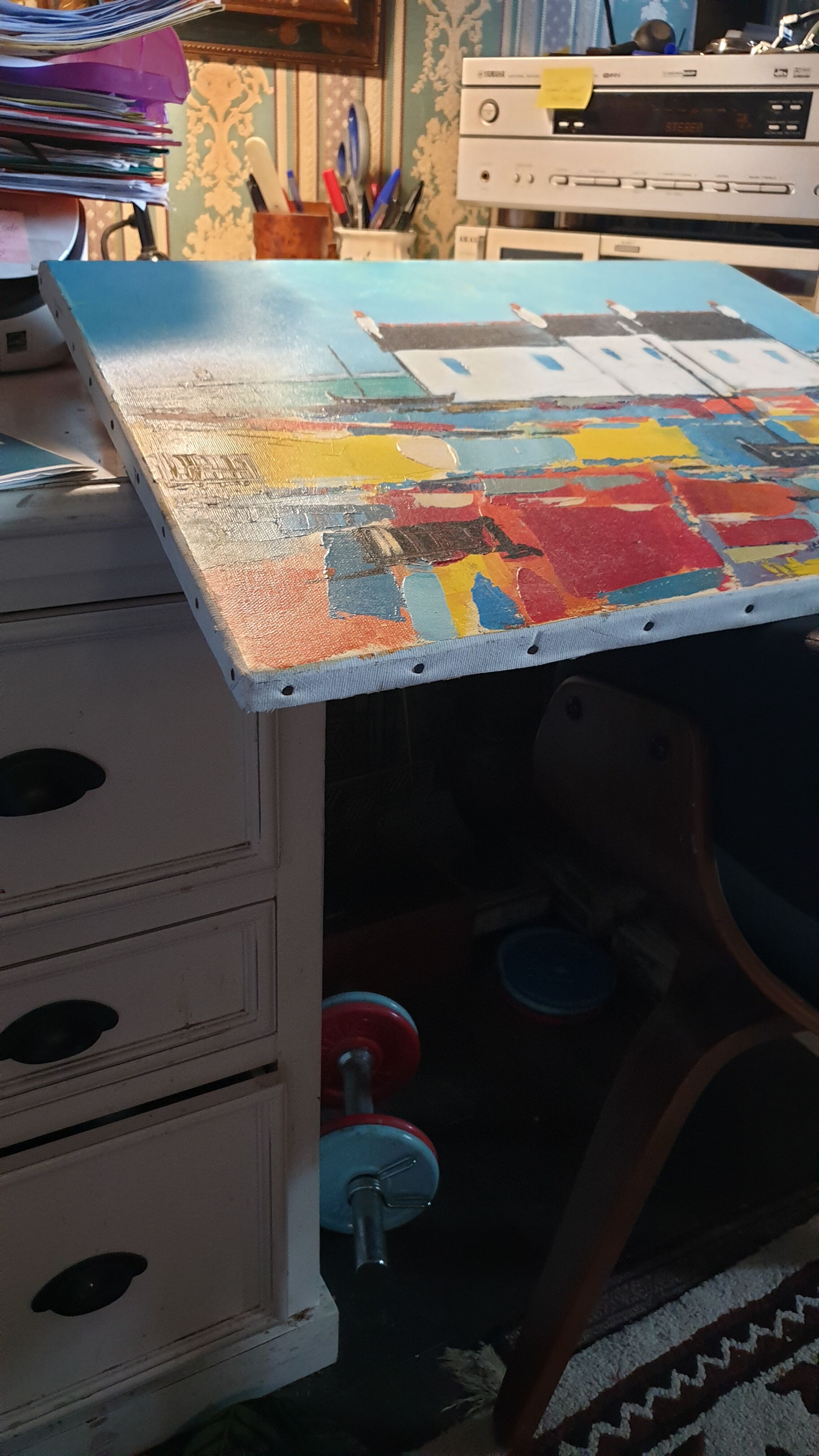 Oil on canvas Breton coast