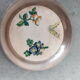 Duo of sub bouteilles or metal and ceramic coasters