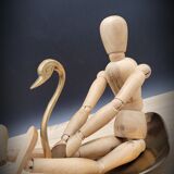 Empty swan brass pocket