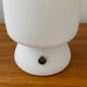 Small touch lamp in opaline from the 1980s.