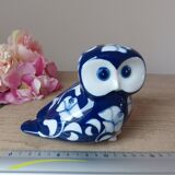 Owl Statuette Villeroy and Boch Gallo – Vintage Cobalt Blue Porcelain