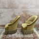 Pair of toad armchairs