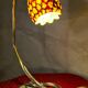 lampe bronze et laiton art nouveau h 45x30 superbe tulipe verre 1930  elec