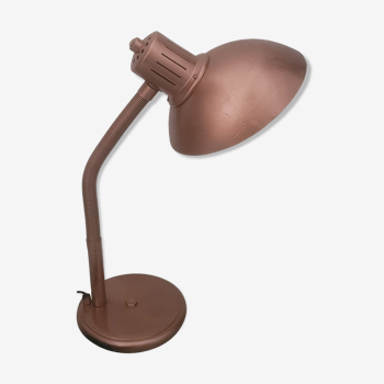 Lampe de bureau articulée Aluminor vintage cuivré rose