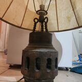1950 LAMPE SCULPTURE MODERNISTE BRUTALIST RUSTIQUE MODERNE ART POPULAIRE
