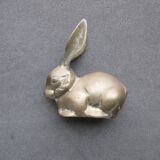 Rabbit-shaped brass paper press