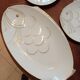 service à poisson 12 assiettes Limoges "Réva"  1940 peint à la main