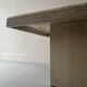 Square coffee table in polished travertine, Italy 1970.