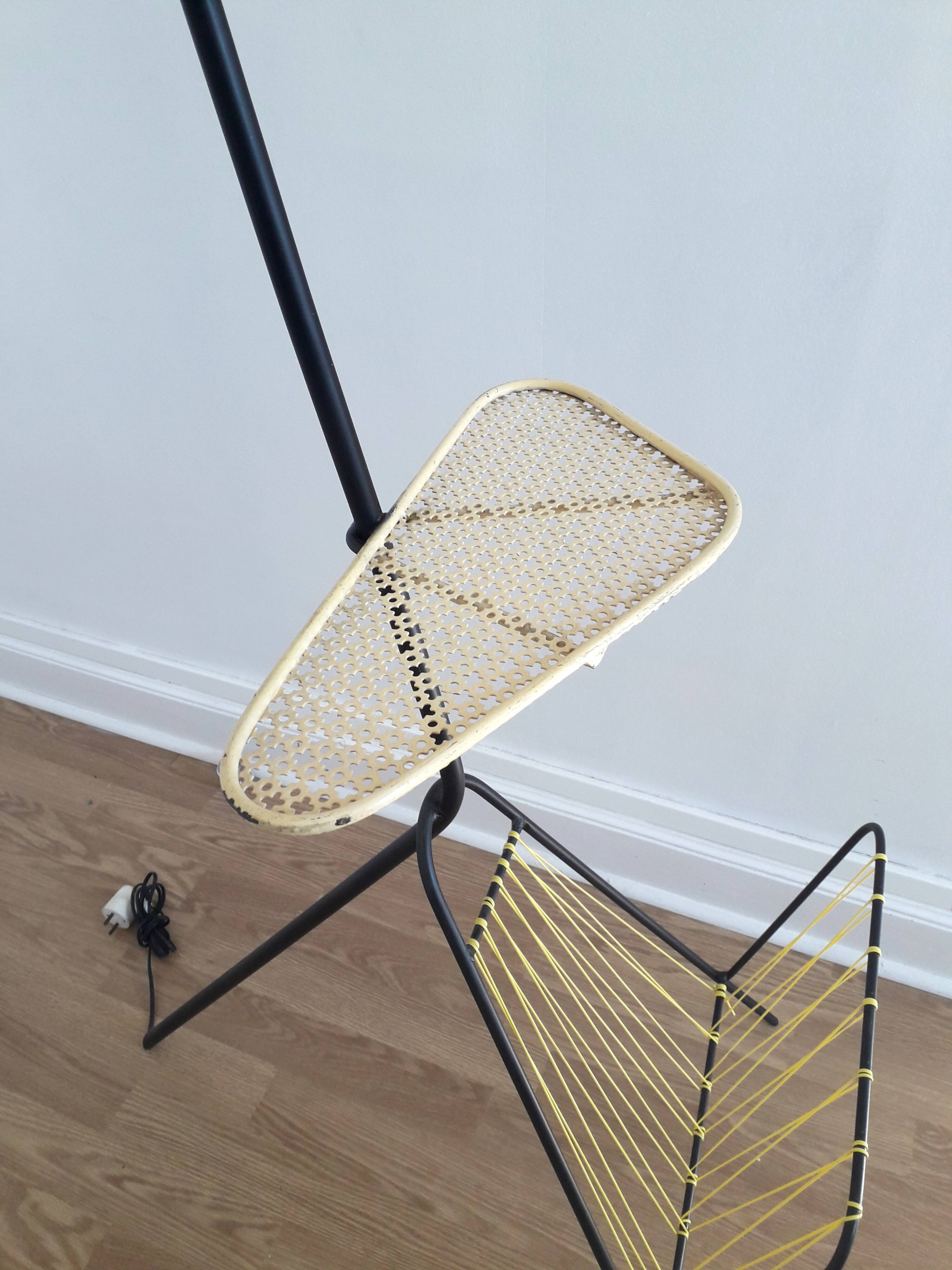 Vintage tripod floor lamp