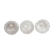Lot de 3 plafonniers en verre 60