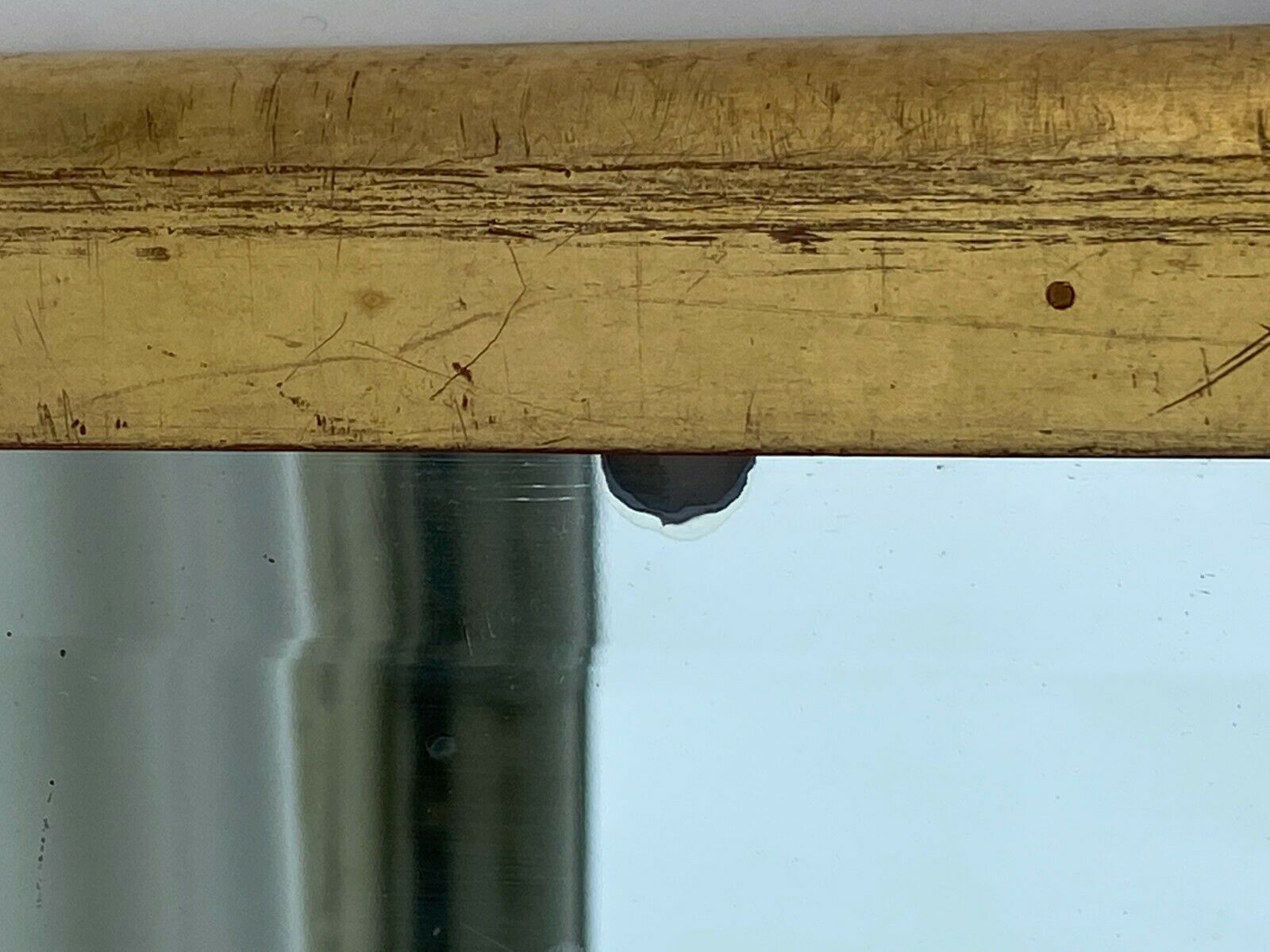 Rectangular mirror dore bevel 1960 47x135cm