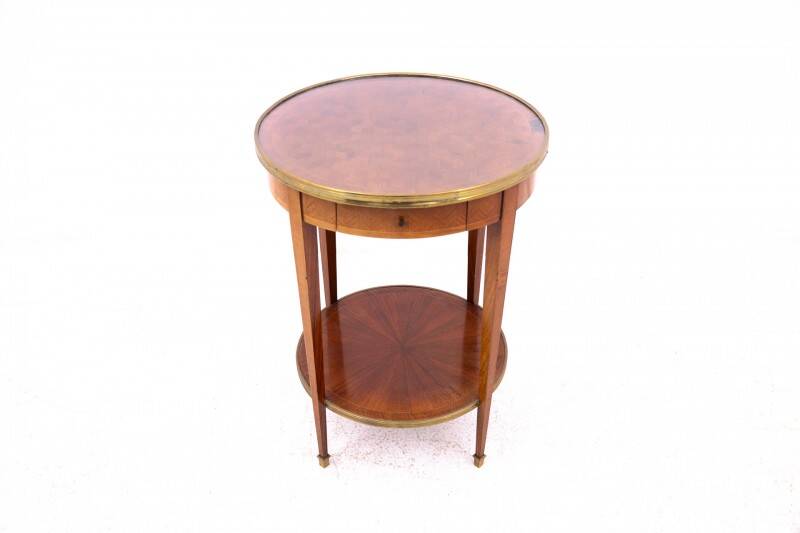Round table, France, circa 1900.