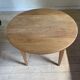 Table modulable à rabat en chêne massif vintage