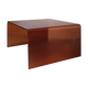 Table basse en plexiglas fumé 1970, Ligne Roset